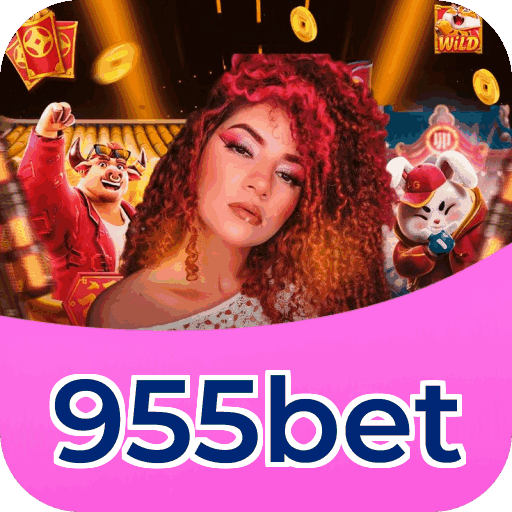 Interface do aplicativo 955bet mostrando jogos disponíveis no iOS e Android